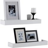 Thumbnail for your product : Crate & Barrel Set of 2 Archetype 24" White Ledges