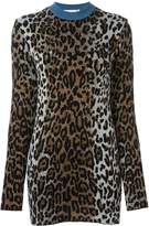 Thumbnail for your product : Stella McCartney cheetah crew neck jumper