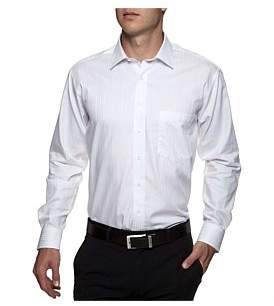 Geoffrey Beene Sapodilla Self Stripe Shirt Regular Fit Single Cuff