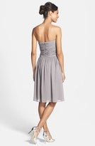 Thumbnail for your product : Donna Morgan 'Anne' Strapless Chiffon Fit & Flare Dress