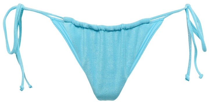 JADE SWIM Lana terry bikini bottoms - ShopStyle