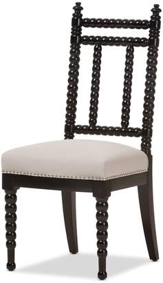 Baxton Studio 424-7393-AMZ Aubree Modern and Contemporary Fabric Upholstered Finish Wood Dining Chair