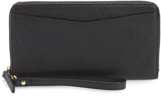 Nordstrom Zip Around Leather Continental Wallet