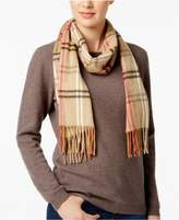 Thumbnail for your product : Cejon Grid Pattern Plaid Woven Scarf