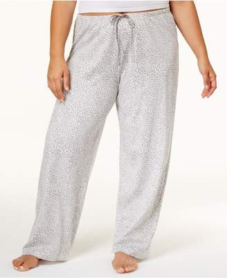 Hue HUEandreg; Plus Size Rita Cheetah Cotton Pajama Pants