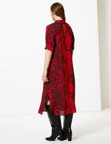 Thumbnail for your product : Marks and Spencer Animal Print Shift Midi Dress