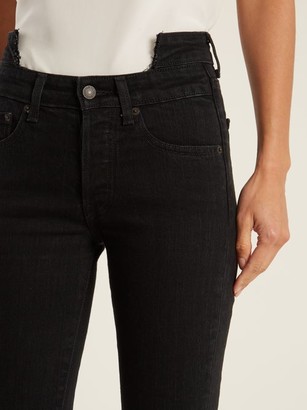 Vetements X Levi's Reworked High-rise Skinny-leg Jeans - Black