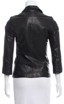 Thumbnail for your product : Elizabeth and James Leather Button-Up Jacket
