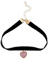 Thumbnail for your product : New Look Teens Black Heart Pendant Choker