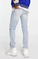 Thumbnail for your product : Topman Men's Rip & Repair Straight Leg Jeans