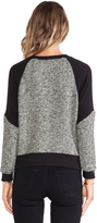 Thumbnail for your product : Enza Costa Tweed Panel Sweatshirt