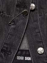 Thumbnail for your product : Ksubi Sideline Cropped Denim Jacket