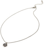 Thumbnail for your product : Forever 21 Rhinestone Starburst Charm Necklace