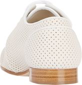 Thumbnail for your product : Fendi Perforated Diana Oxfords-White