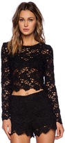 Thumbnail for your product : Alexis x REVOLVE Frederic Embroidered Top
