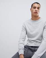 Thumbnail for your product : Burton Menswear crew neck jumper in grey