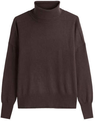 Closed Turtleneck Pullover with Wool and Cashmere