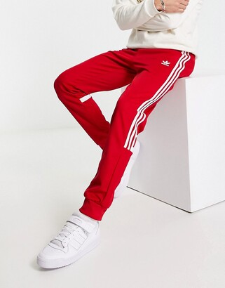 Mens Red Adidas Pants | ShopStyle