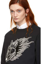 Thumbnail for your product : McQ Black Metallic Bunny Sweatshirt