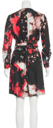 Cacharel Abstract Print A-Line Dress