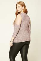 Thumbnail for your product : Forever 21 Plus Size Open-Shoulder Top