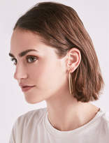 Thumbnail for your product : Lucky Brand GOLD OVAL HOOPS