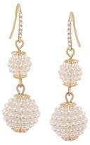 Thumbnail for your product : Carolee Simulated Pearl Double Drop Earrings