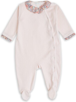 Marie Chantal Baby's Liberty Print Wing Velour Seepsuit