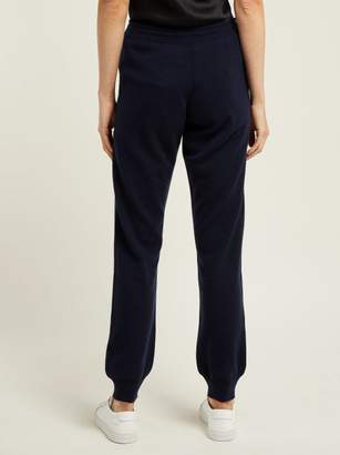 Barrie Romantic Cashmere Track Pants - Womens - Navy