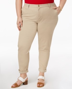 womens plus size khaki jeans