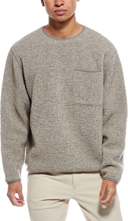 Todd Snyder Sherpa Wool-Blend Crewneck Sweatshirt