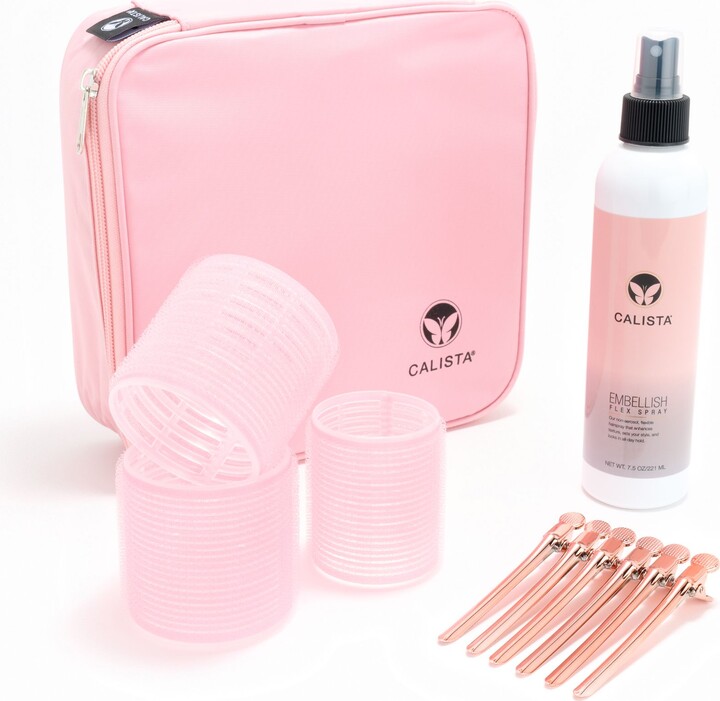 Calista Volumizing Self Grip Rollers + Flex Spray Kit