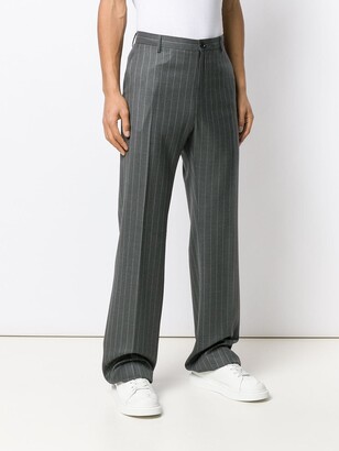 Versace Pinstripe Tailored Trousers