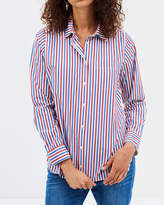 Thumbnail for your product : J.Crew Boy Shirt in Trifecta Stripe