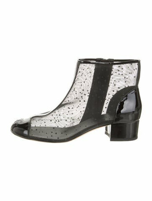 chanel mesh booties