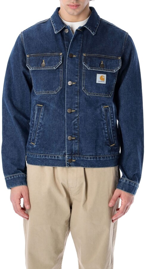 carhartt denim jacket mens