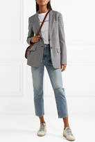Thumbnail for your product : Current/Elliott The Vintage Cropped Distressed High-rise Slim-leg Jeans