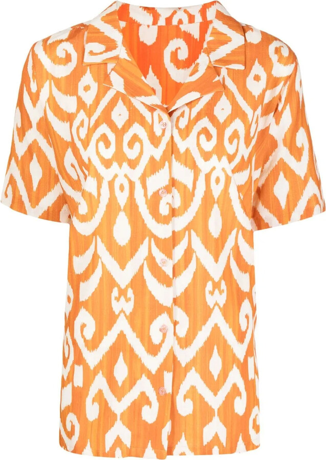 Bambah Geometric Short-Sleeve Shirt