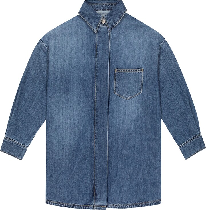 MM6 MAISON MARGIELA Kids Denim shirt dress
