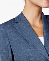Thumbnail for your product : Le Suit Melange Twill Two-Button Skirt Suit