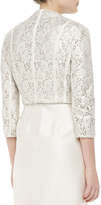 Thumbnail for your product : Kay Unger New York 3/4-Sleeve Lace Bolero