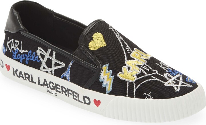 Karl Lagerfeld Paris Jazlyn Slip-On Sneaker - ShopStyle