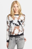 Thumbnail for your product : Tildon Floral Organza Top