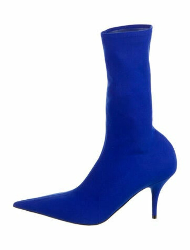 Balenciaga Knife Sock Boots w/ Tags Blue - ShopStyle