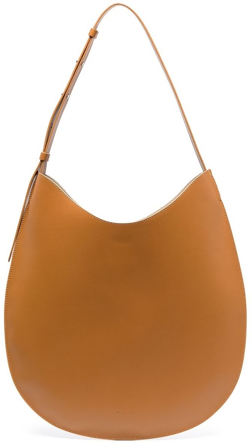 Aesther Ekme Flat Hobo leather shoulder bag ShopStyle