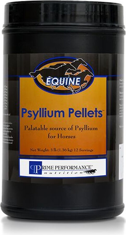 Prime Performance Nutrition Psyllium Pellets Comprehensive Supplement for Horses, 3-lb tub
