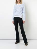 Thumbnail for your product : Derek Lam 10 Crosby geometric embroidery jumper