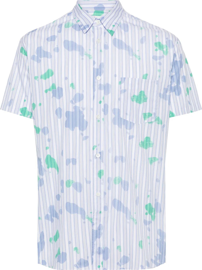 Comme des Garçons Shirt Halo-Stripe Cotton Shirt