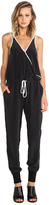Thumbnail for your product : Chaser Contrast Piping Jumpsuit