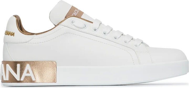 Dolce & Gabbana Portofino leather sneakers